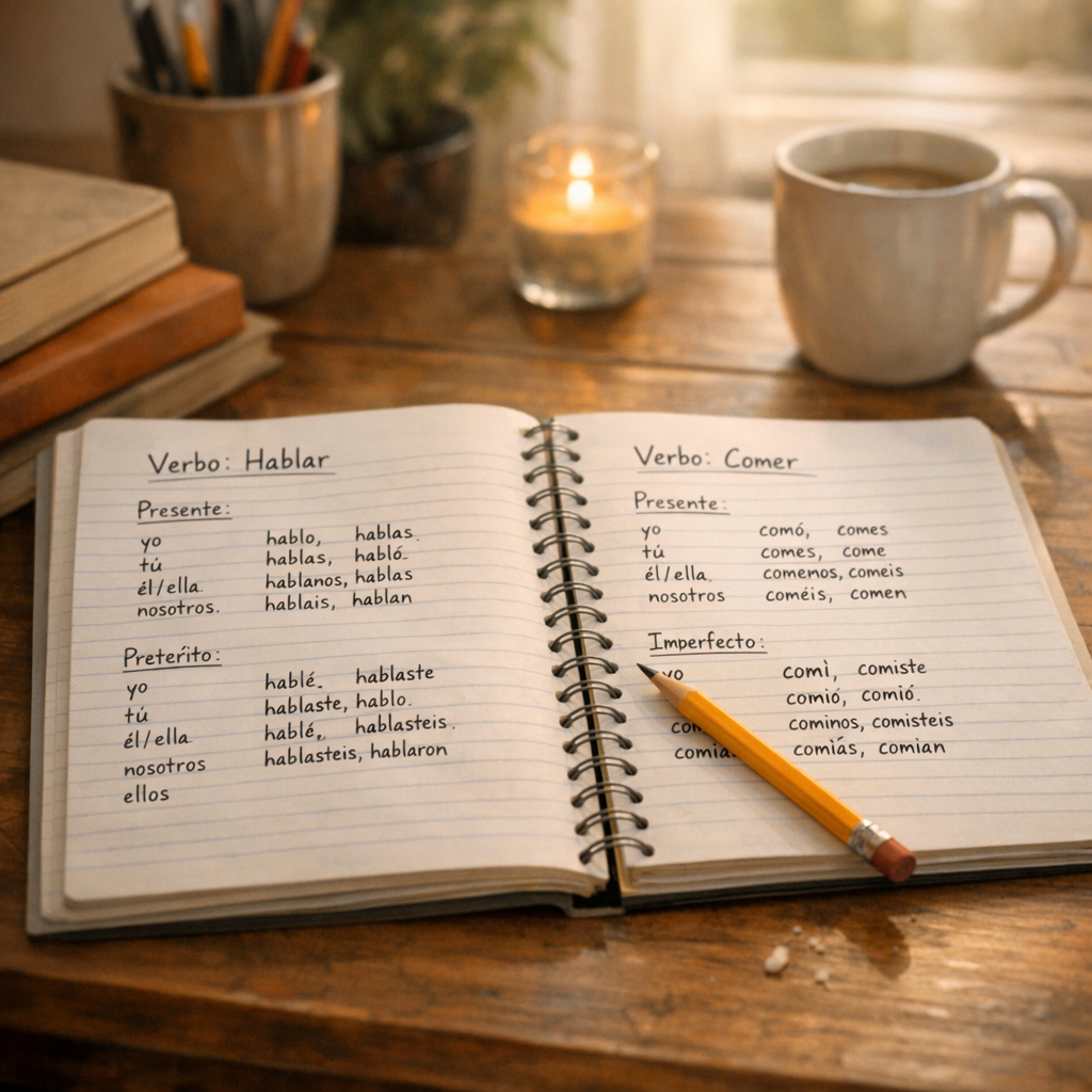 La conjugaison du Présent en Espagnol devient plus simple