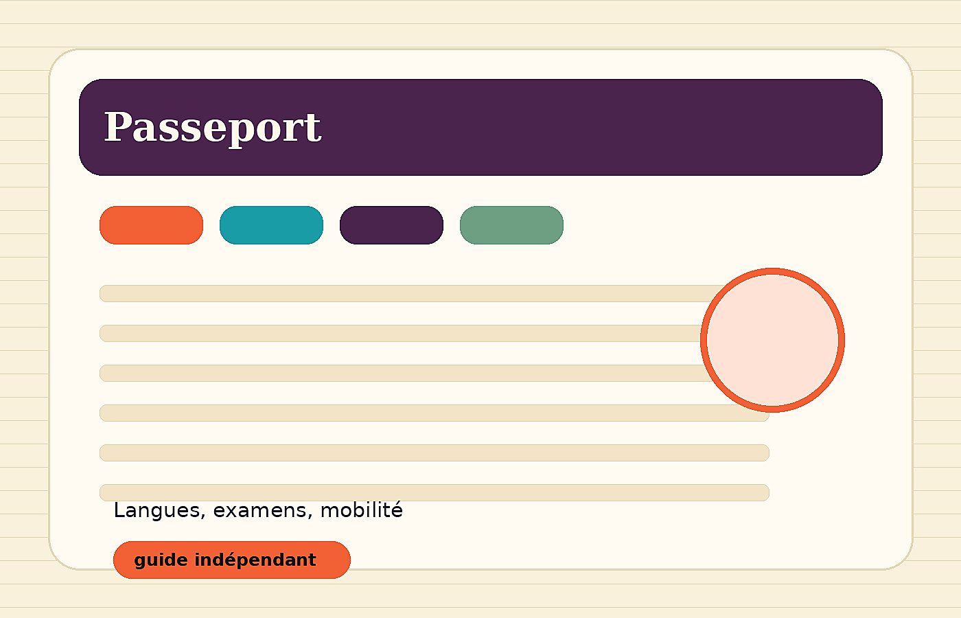 Carnet de langues et mobilité